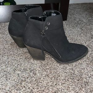 Black ankle boots